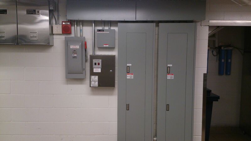 Commercial electrical installation