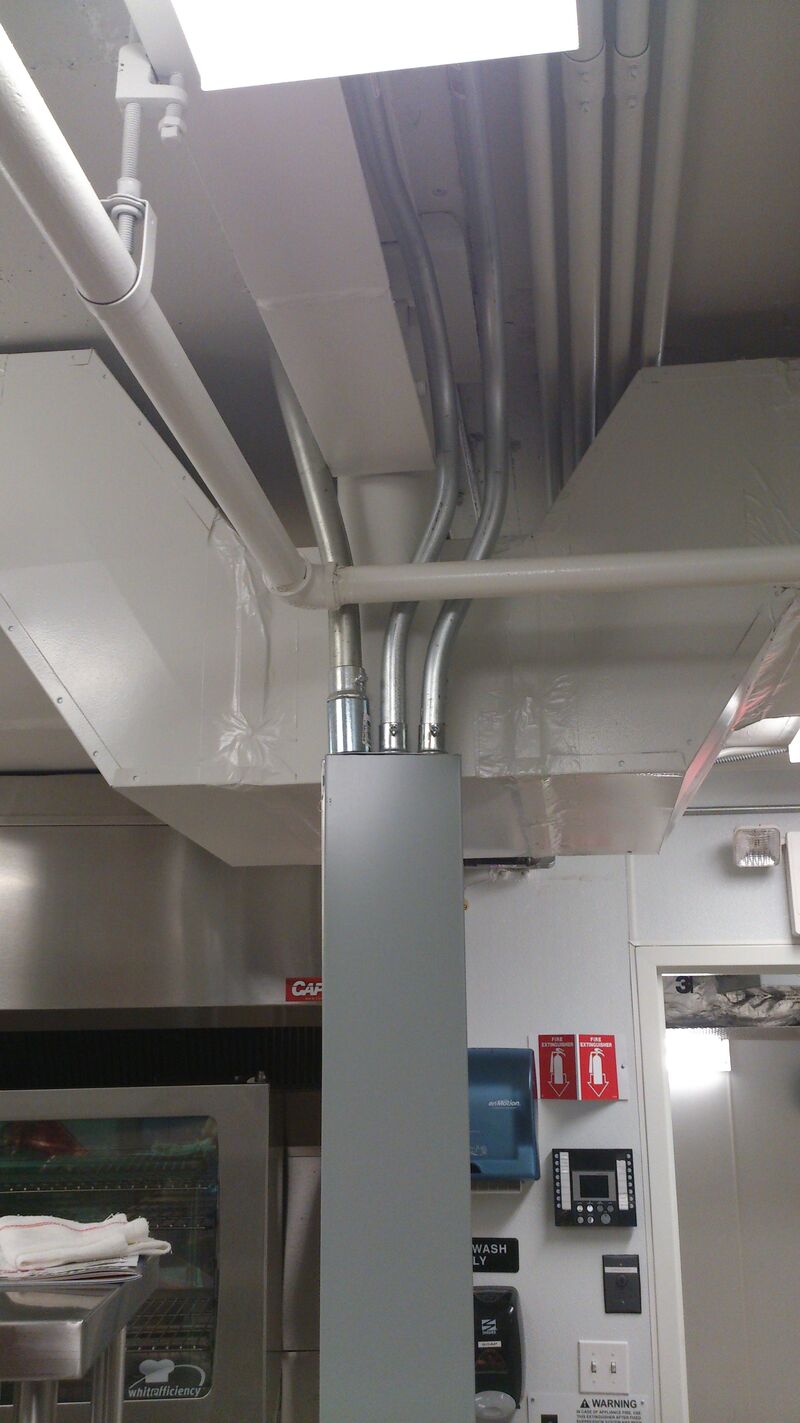 Commercial electrical installation