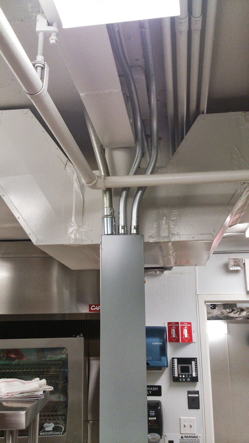 Commercial electrical installation