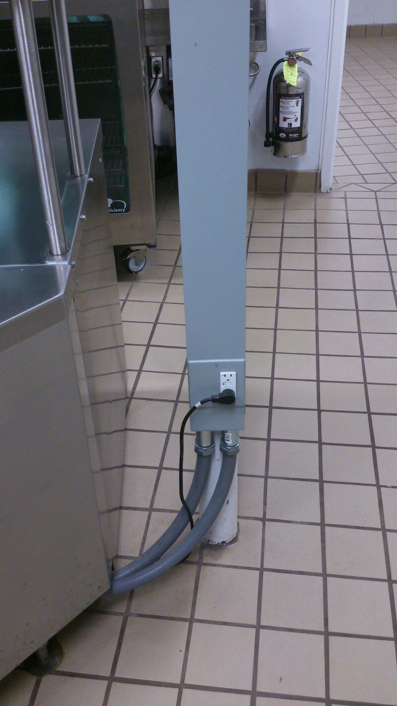 Commercial electrical installation