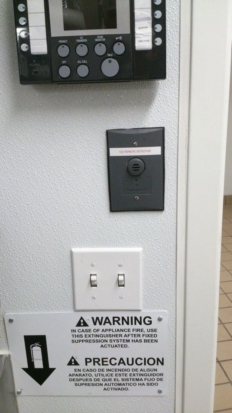 Commercial electrical installation