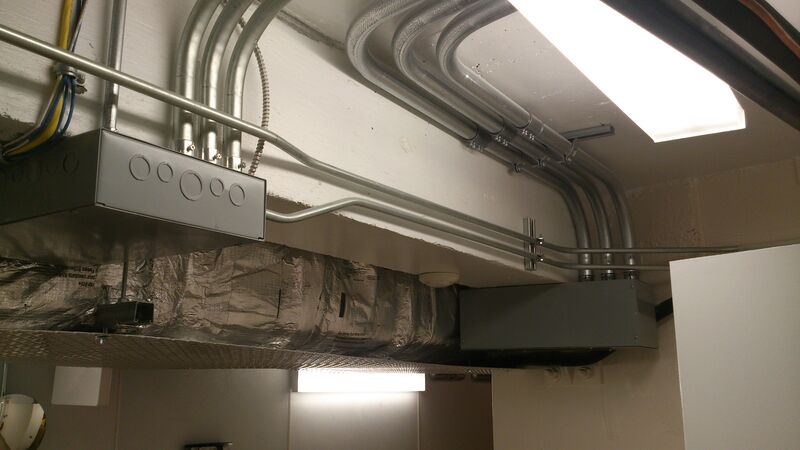 Commercial electrical installation