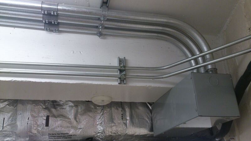 Commercial electrical installation