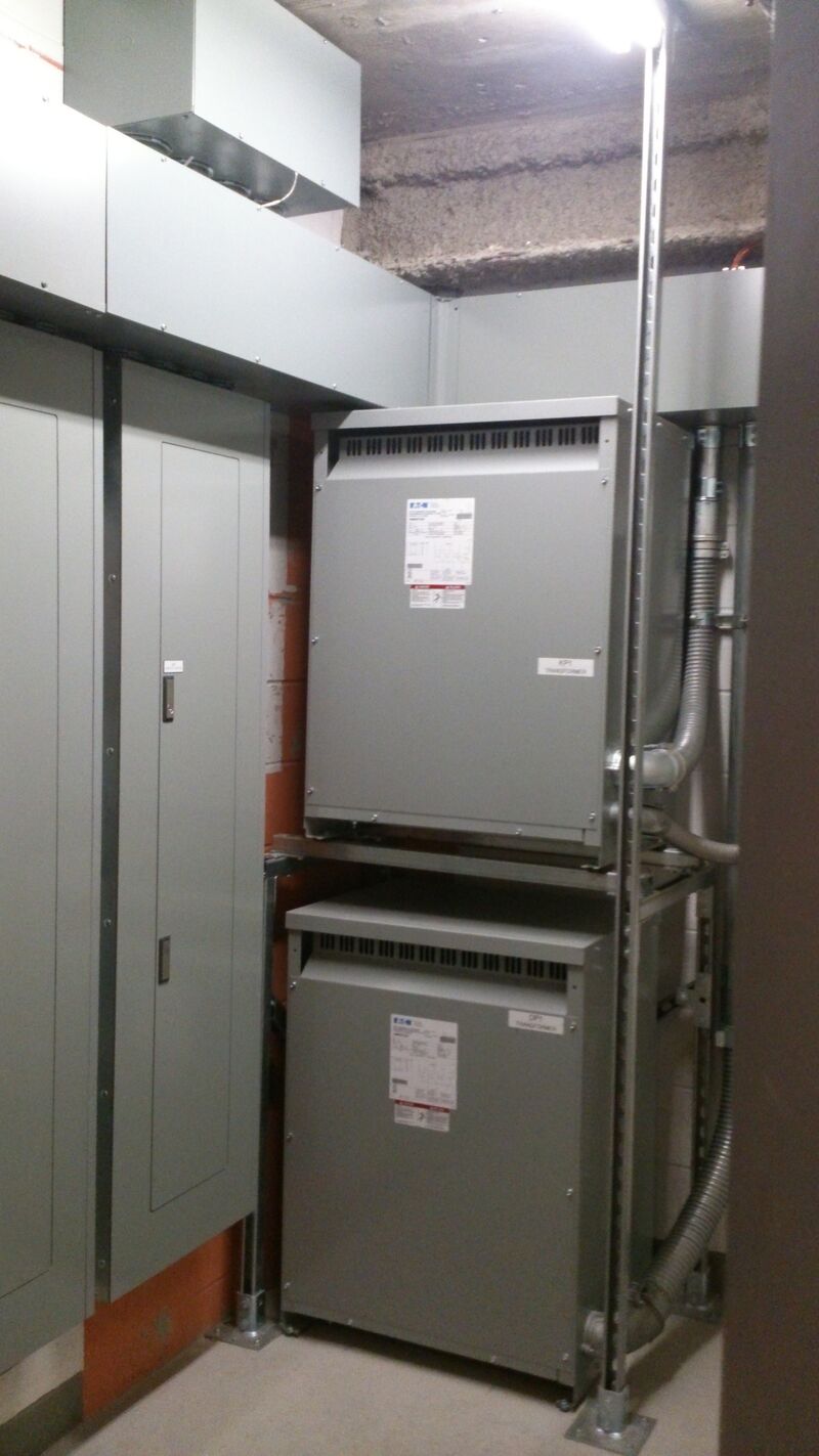 Commercial electrical installation
