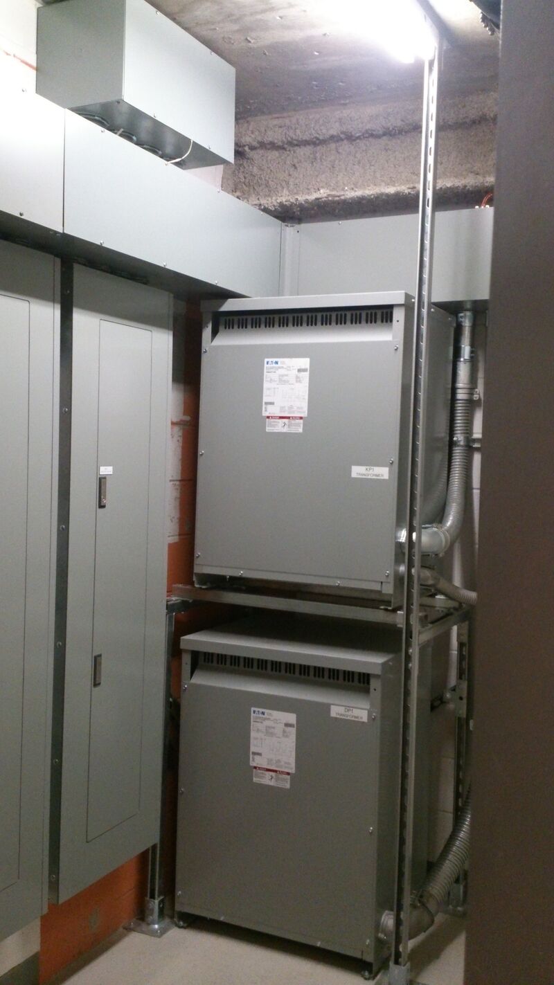 Commercial electrical installation