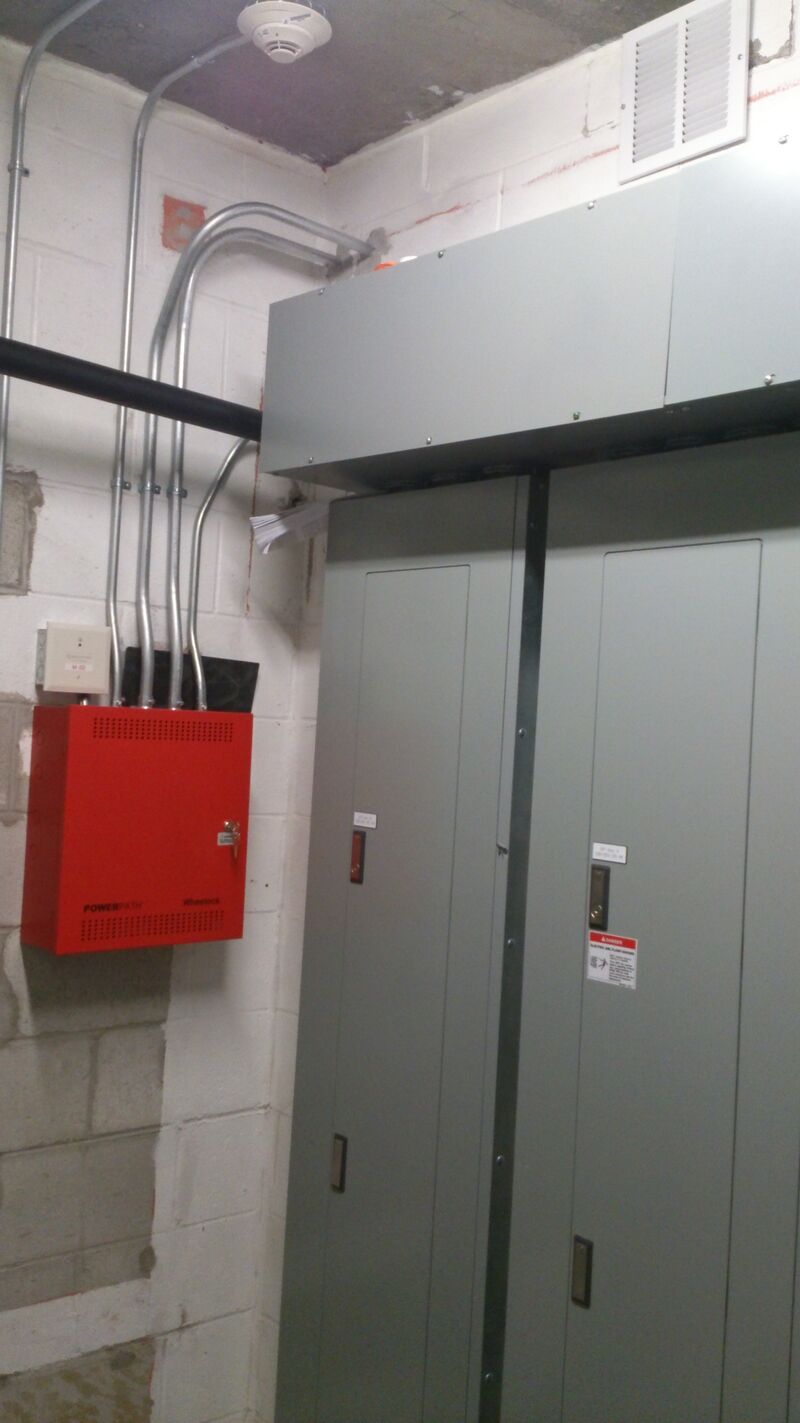Commercial electrical installation