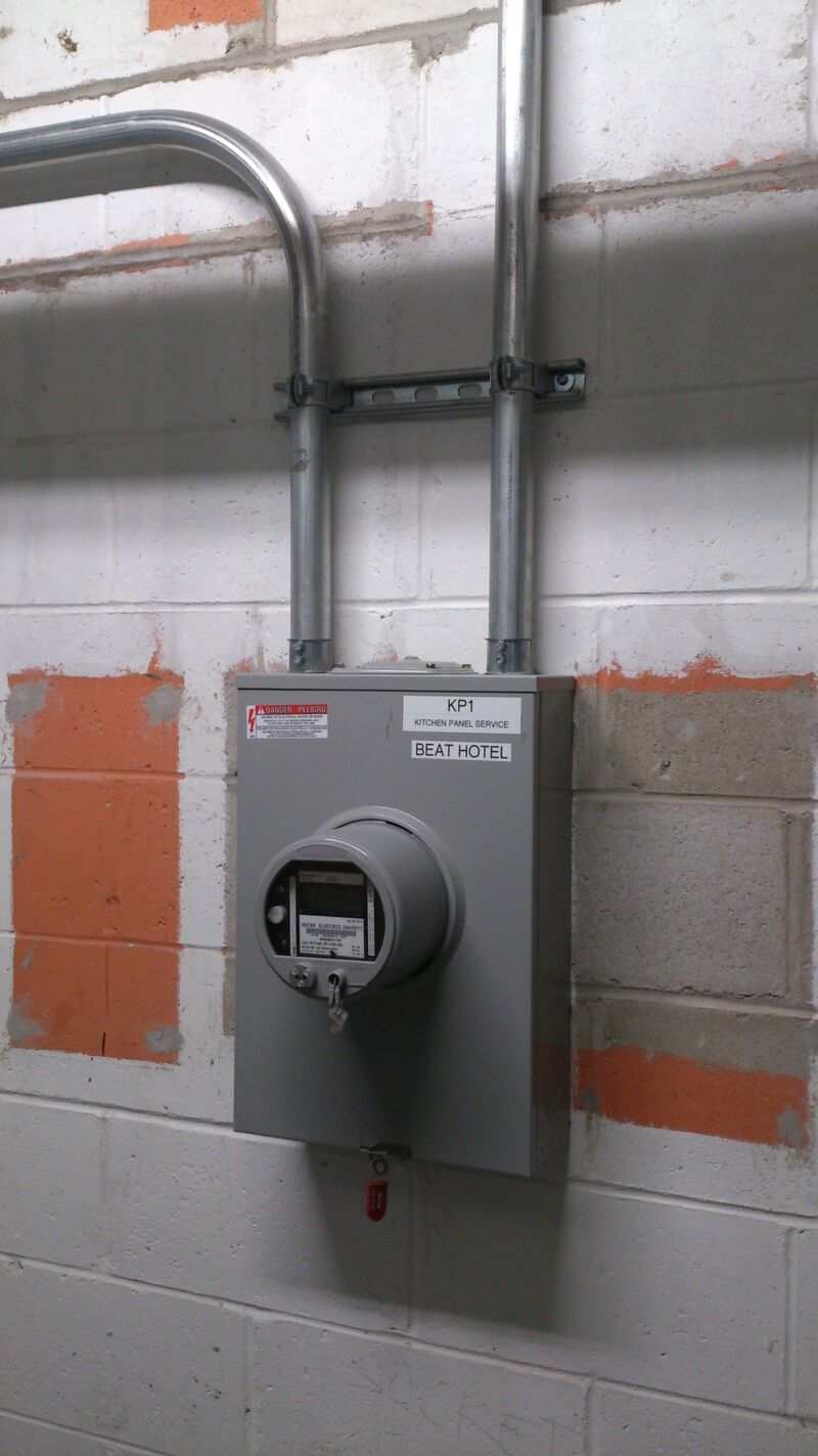 Commercial electrical installation