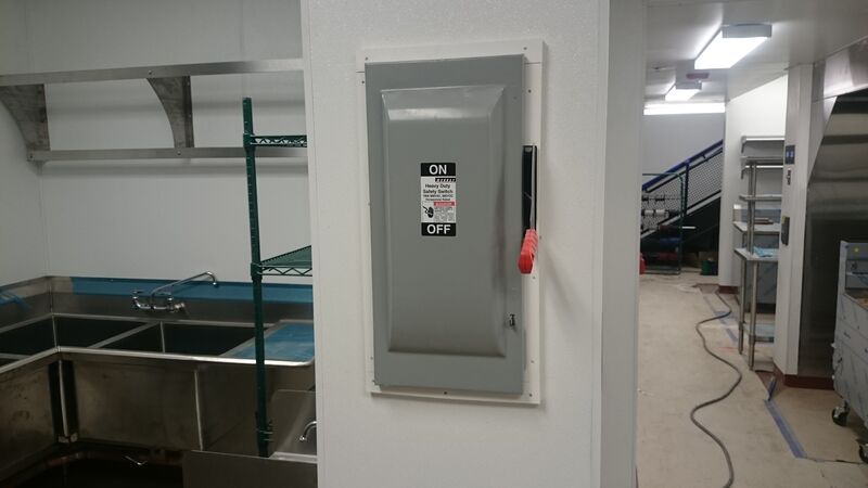 Commercial electrical installation