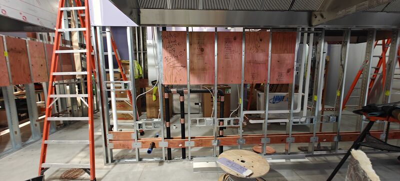 Commercial electrical installation