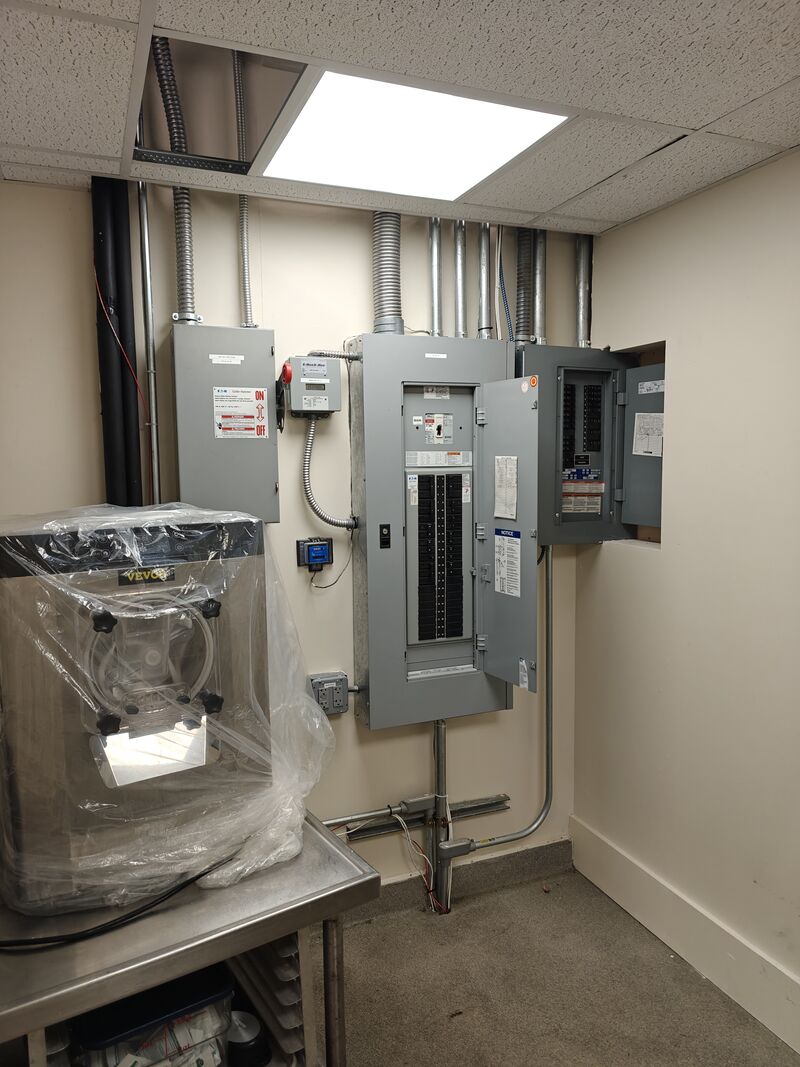 Commercial electrical installation