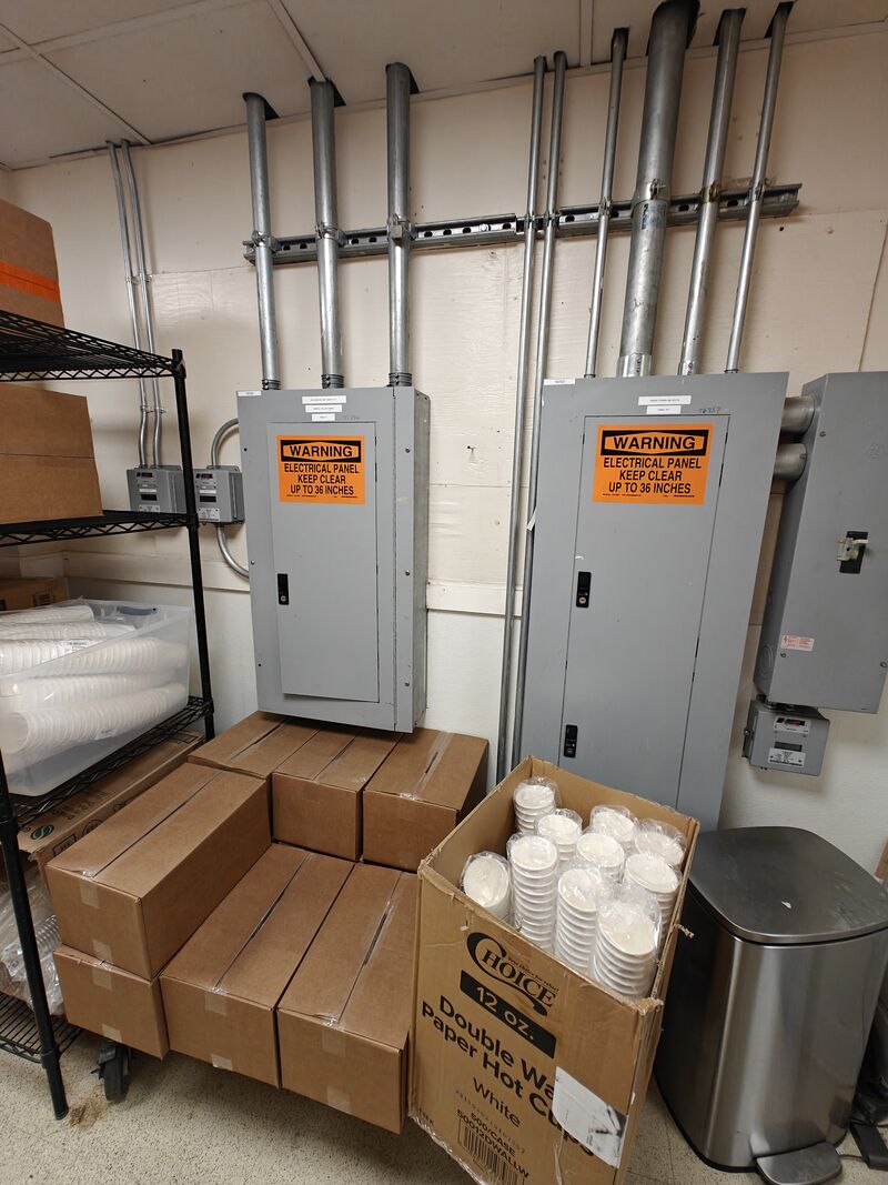 Commercial electrical installation