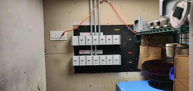 Commercial electrical installation